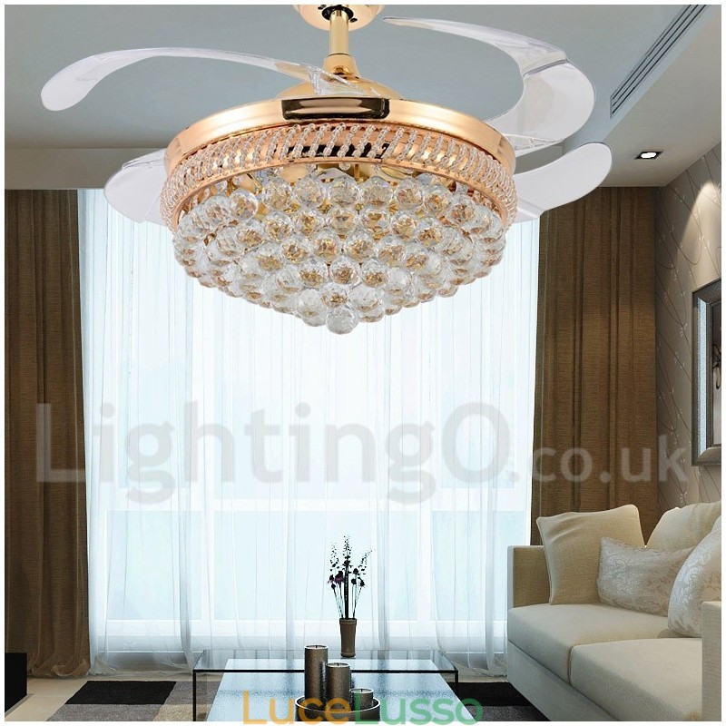 Ventilatore da soffitto moderno contemporaneo in stile europeo da 42"