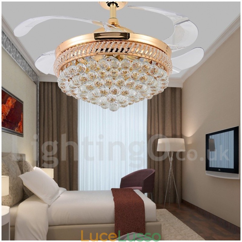 Ventilatore da soffitto moderno contemporaneo in stile europeo da 42"