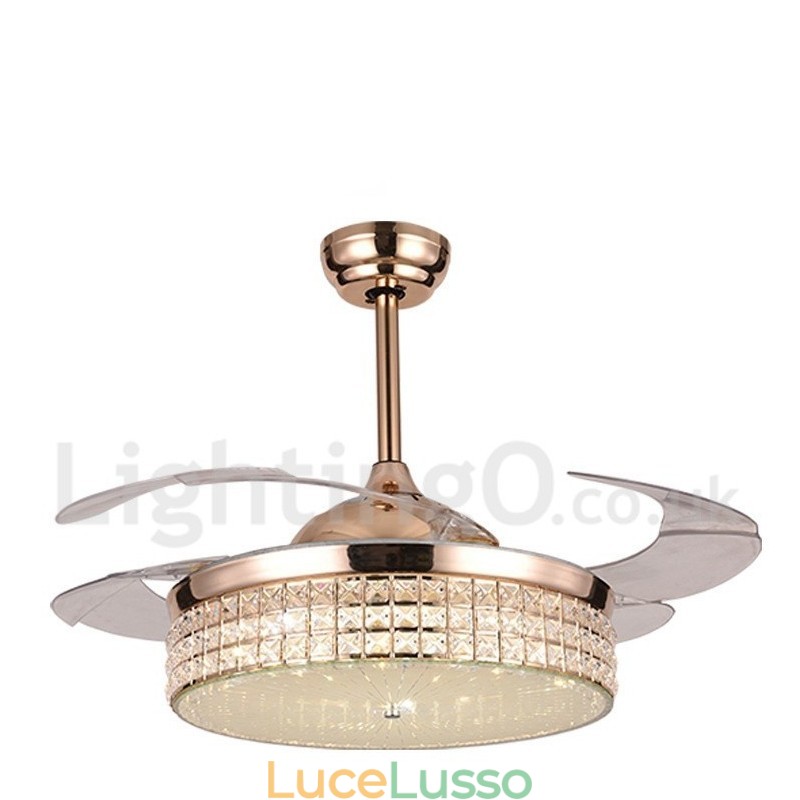 Ventilatore da soffitto moderno contemporaneo in stile europeo da 42"