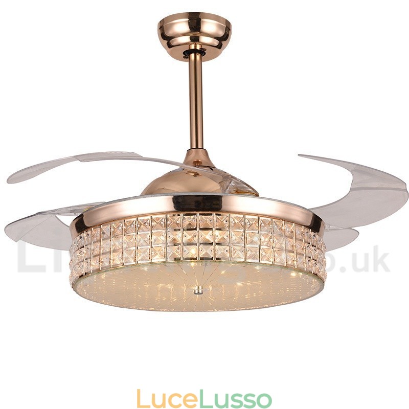 Ventilatore da soffitto moderno contemporaneo in stile europeo da 42"