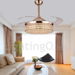 Ventilatore da soffitto moderno contemporaneo in stile europeo da 42"