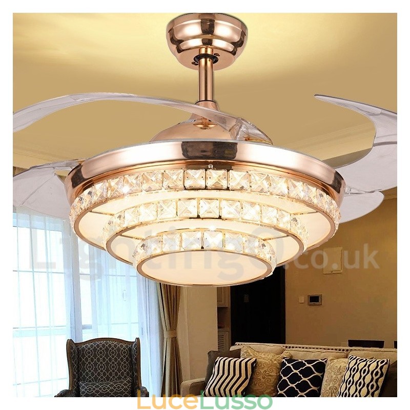 Ventilatore da soffitto moderno contemporaneo in stile europeo da 42"