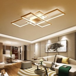Moderna lampada da soffitto in alluminio con verniciatura contemporanea, lampada da parete a filo con dimmer remoto per soggiorno, camera da letto, può essere utilizzata anche come lampada da parete