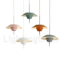 Lampada a sospensione moderna in acciaio contemporaneo