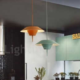 Lampada a sospensione moderna in acciaio contemporaneo