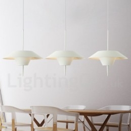 Lampada a sospensione moderna in acciaio contemporaneo
