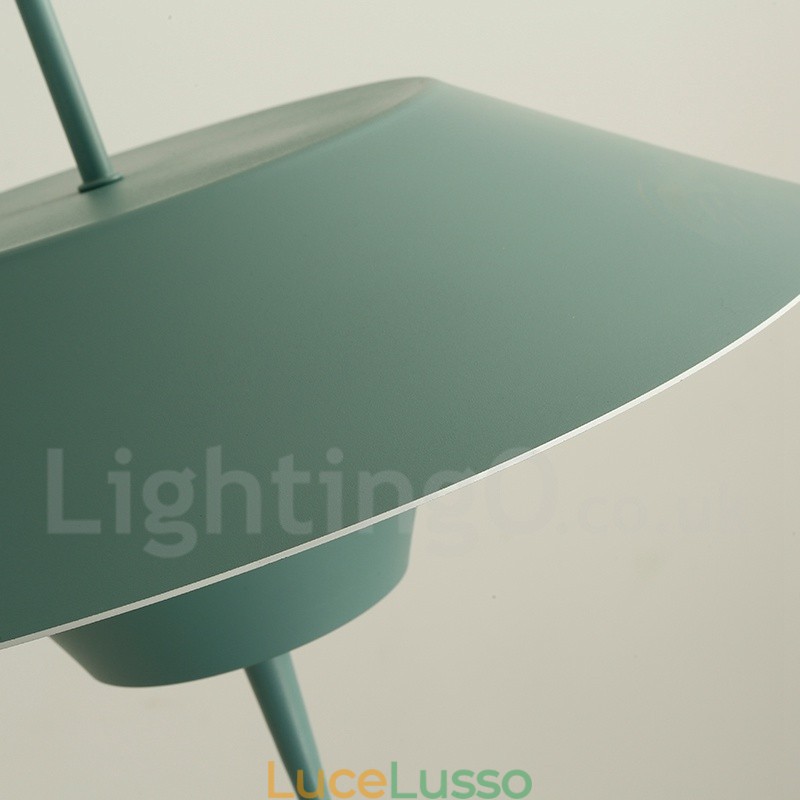 Lampada a sospensione moderna in acciaio contemporaneo