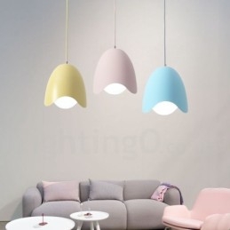 Lampada a sospensione moderna e contemporanea in acciaio