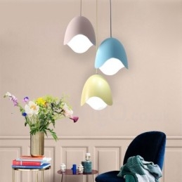 Lampada a sospensione moderna e contemporanea in acciaio