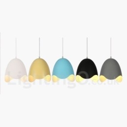 Lampada a sospensione moderna e contemporanea in acciaio