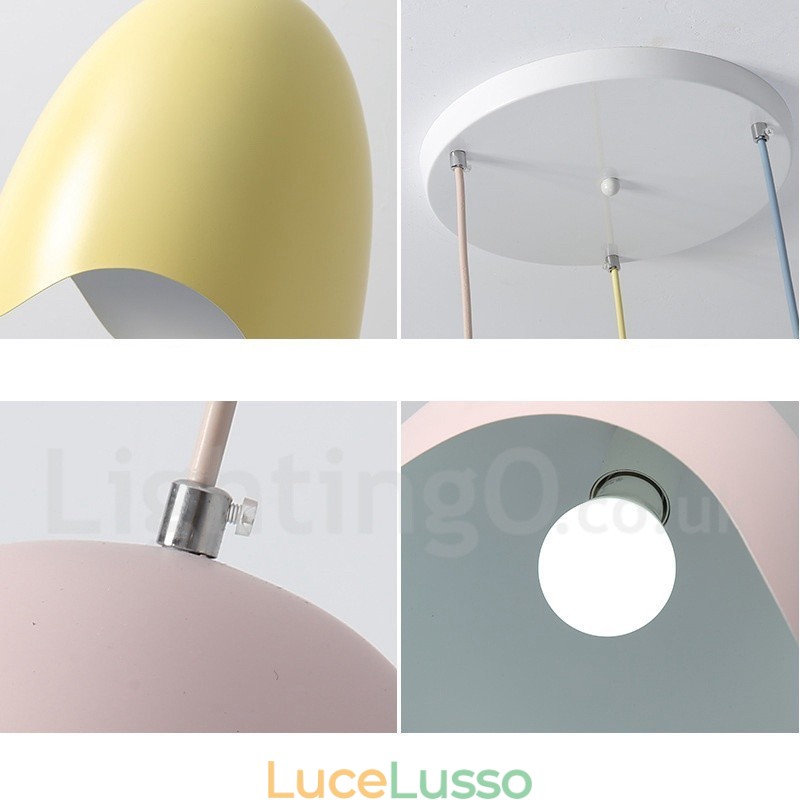 Lampada a sospensione moderna e contemporanea in acciaio