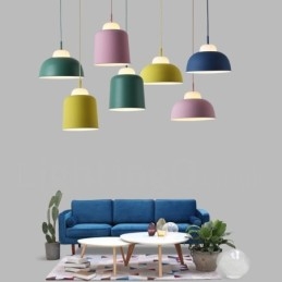 Lampada a sospensione moderna e contemporanea in acciaio per esposizione di negozi