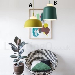 Lampada a sospensione moderna e contemporanea in acciaio per esposizione di negozi