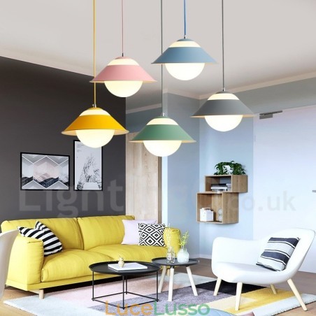 Lampada a sospensione moderna in acciaio contemporaneo Lampada a sospensione moderna in acciaio contemporaneo