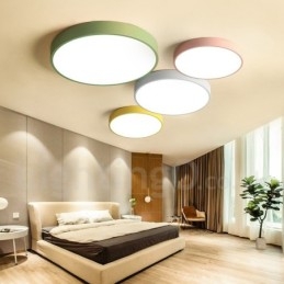 Lampada da soffitto moderna e contemporanea in acciaio multicolore