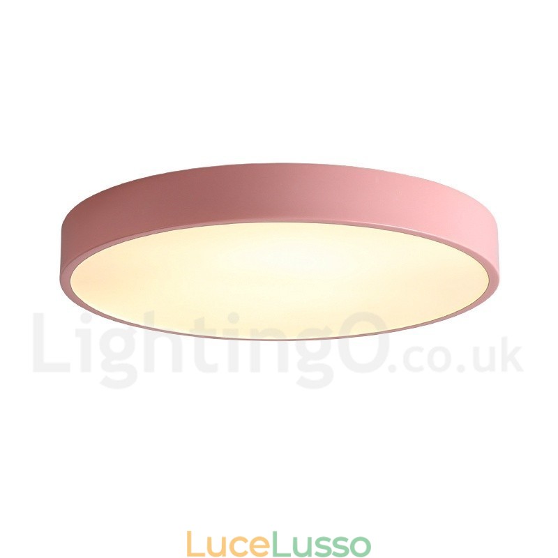 Lampada da soffitto moderna e contemporanea in acciaio multicolore