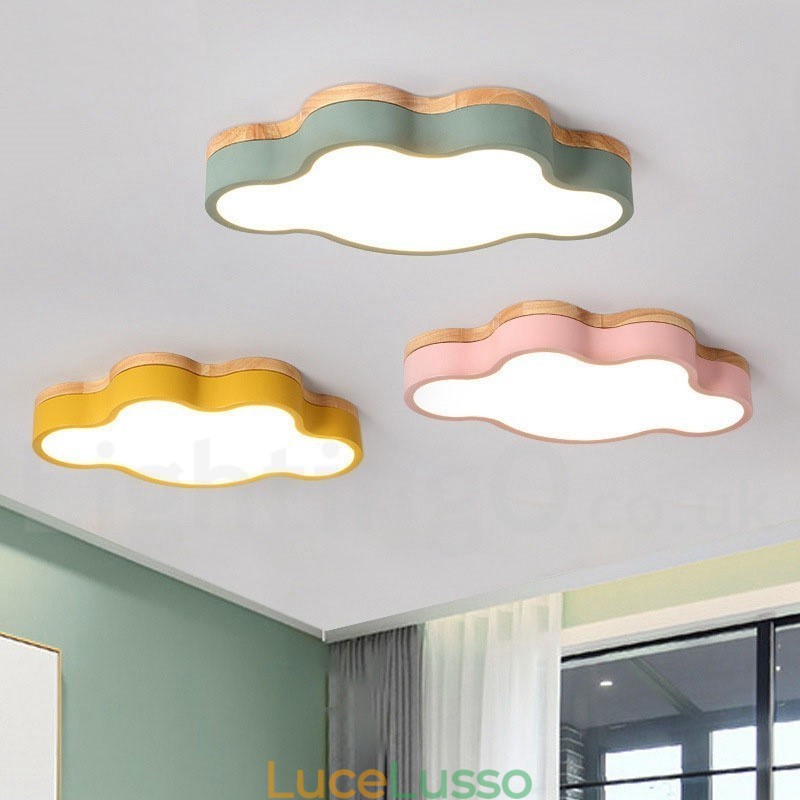 Macaron Multicolor Moderno Contemporaneo Acciaio Legno Luce Soffitto Luce