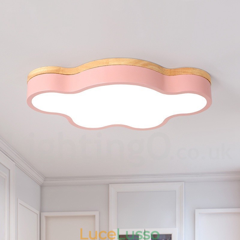 Macaron Multicolor Moderno Contemporaneo Acciaio Legno Luce Soffitto Luce