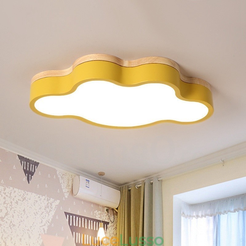 Macaron Multicolor Moderno Contemporaneo Acciaio Legno Luce Soffitto Luce