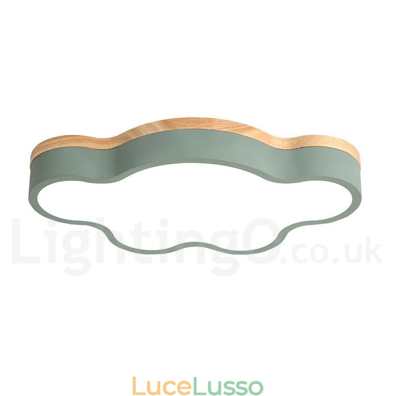 Macaron Multicolor Moderno Contemporaneo Acciaio Legno Luce Soffitto Luce