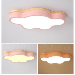 Macaron Multicolor Moderno Contemporaneo Acciaio Legno Luce Soffitto Luce