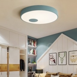 Lampada da soffitto moderna e contemporanea in acciaio