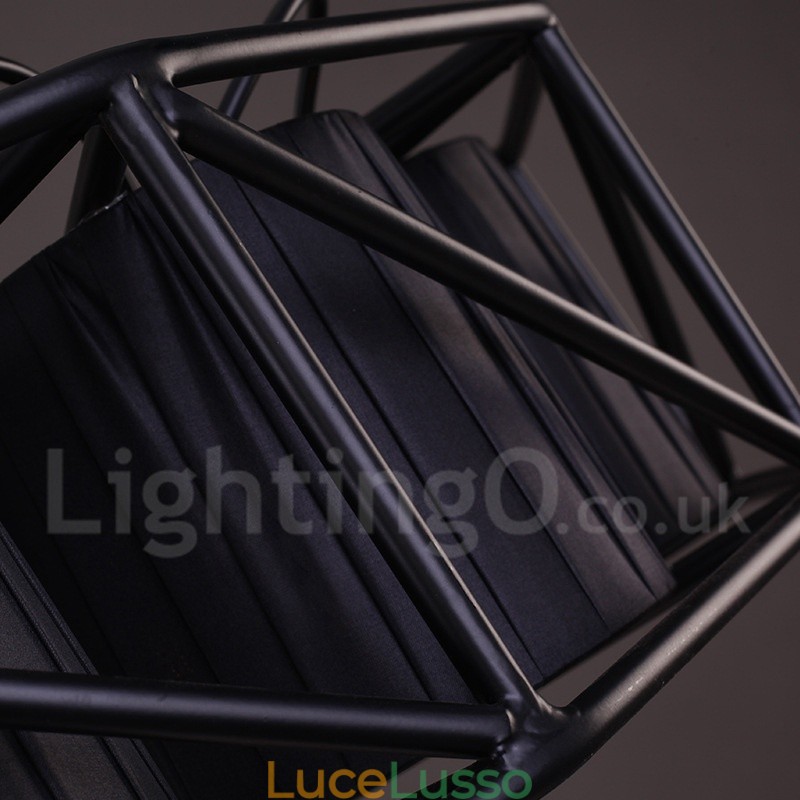 Lampadario a sospensione in stile industriale in acciaio