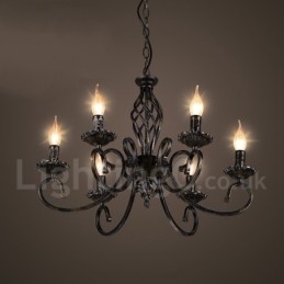 Lampadario a sospensione in stile industriale in acciaio