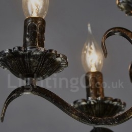 Lampadario a sospensione in stile industriale in acciaio