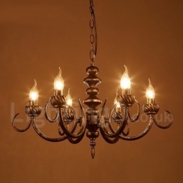 Lampadario a sospensione in stile industriale in acciaio