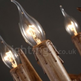 Lampadario a sospensione in resina in stile industriale