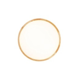 Lampada da soffitto rotonda in legno ultra sottile Lampada da soffitto in legno massello acrilico Luci nordiche