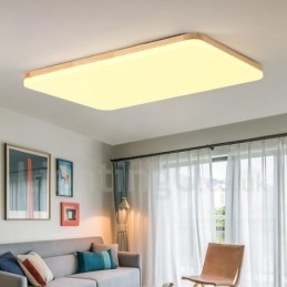 Lampada da soffitto in acrilico ultra sottile in legno di vendita calda