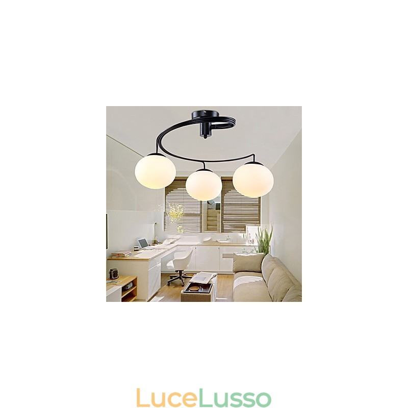 Lampade a sospensione moderne contemporanee in metallo