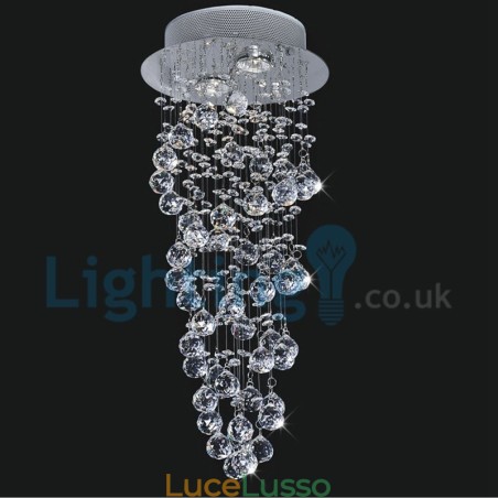 Lampadario moderno contemporaneo a sospensione a filo con luce a goccia di cristallo Lampadario moderno contemporaneo a sospensione a filo con luce a goccia di cristallo