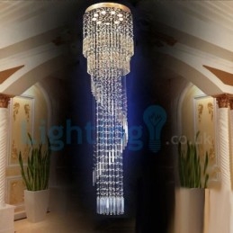 Lampadario moderno contemporaneo a sospensione a filo con luce a goccia di cristallo