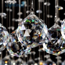 Lampadario di cristallo moderno nido d'uccello lampada da soffitto duplex di lusso