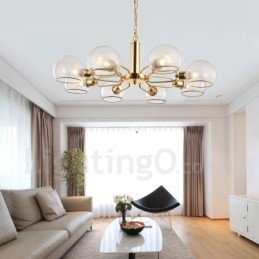 Lampadario magico in vetro creativo postmoderno nordico a 8 luci