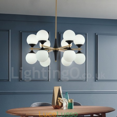 Lampadario nordico con 12 lampadine, lampada magica, lampade creative Lampadario nordico con 12 lampadine, lampada magica, lampade creative
