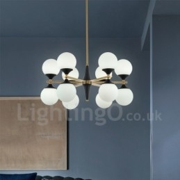 Lampadario nordico con 12 lampadine, lampada magica, lampade creative