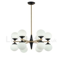 Lampadario nordico con 12 lampadine, lampada magica, lampade creative