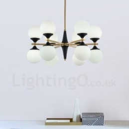 Lampadario nordico con 12 lampadine, lampada magica, lampade creative