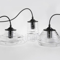 Lampada a sospensione in vetro a testa singola Cafe