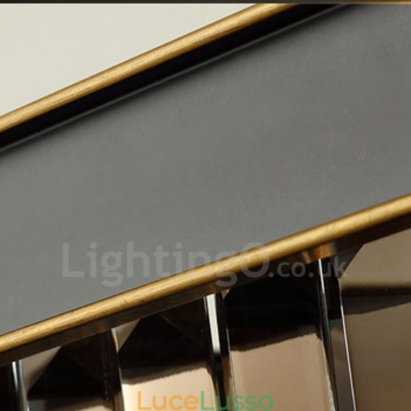 Lampada a sospensione in cristallo retrò per sala espositiva del caffè