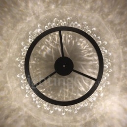 Moderne luci da soffitto in cristallo contemporaneo