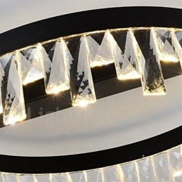 Lampada da soffitto circolare creativa minimalista moderna in cristallo