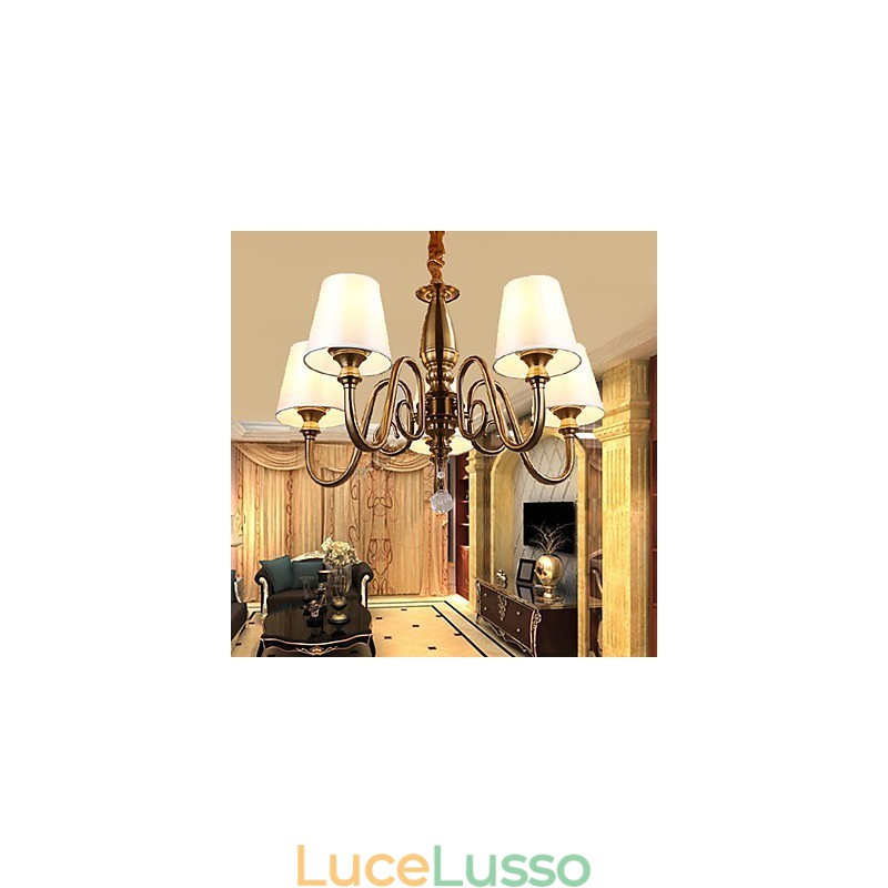 Lampadario moderno contemporaneo in metallo