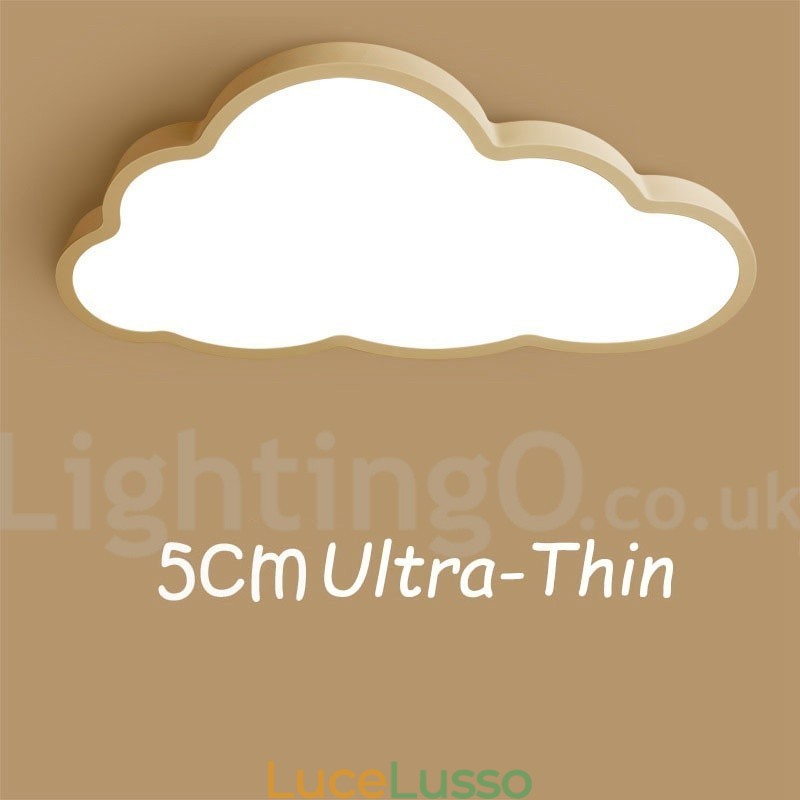 Ultra Thin Clouds dimmerabile moderno contemporaneo stile nordico luci da soffitto a filo con paralume in acrilico con telecomando può essere utilizzato anche come luce da parete