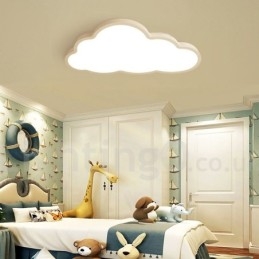 Ultra Thin Clouds dimmerabile moderno contemporaneo stile nordico luci da soffitto a filo con paralume in acrilico con telecomando può essere utilizzato anche come luce da parete