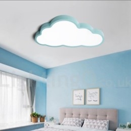 Ultra Thin Clouds dimmerabile moderno contemporaneo stile nordico luci da soffitto a filo con paralume in acrilico con telecomando può essere utilizzato anche come luce da parete